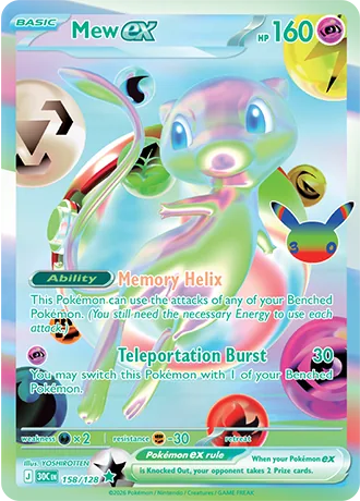 Futuristic Rare, for example Mew ex